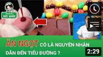 Ăn ngọt có là nguyên nhân dẫn đến tiểu đường?